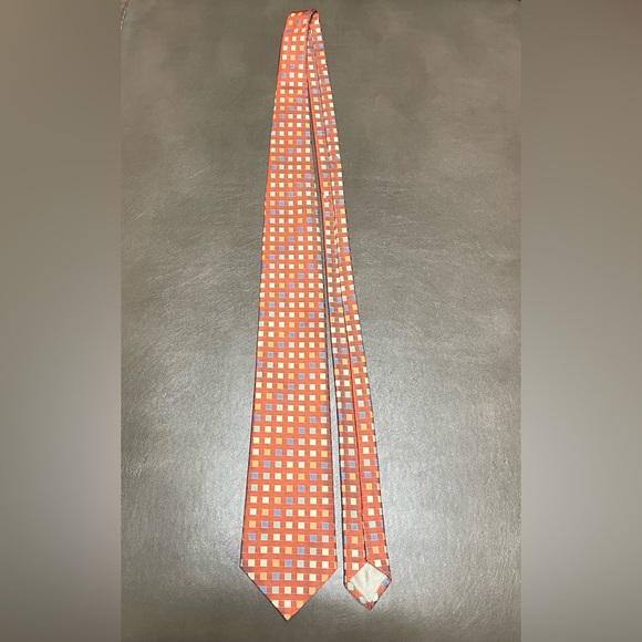 Hermes Silk Geometric Tie - Picture 2 of 4